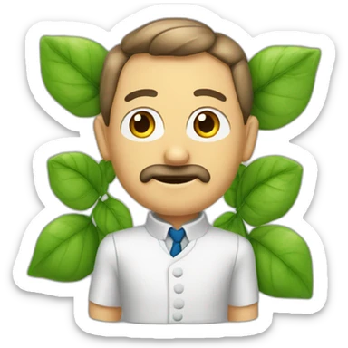 Mendel y sus guisantes sticker