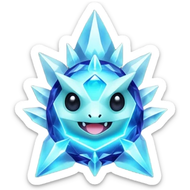 Elemental Dark-type-Electric-type natural Pokémon-Fakémon-creature sticker
