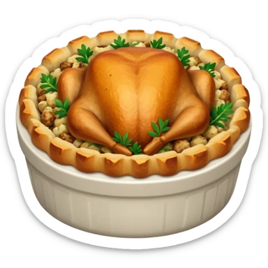 thanksgiving stuffing sticker