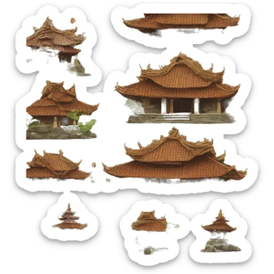 Balinese Temple sticker