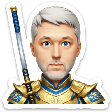 Golden Samurai sticker