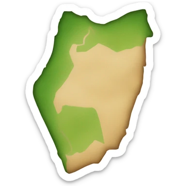 Israel map sticker