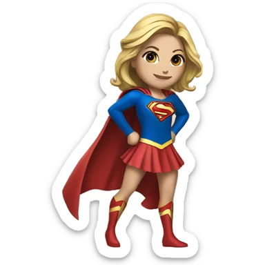 SUPERGIRL, DC sticker
