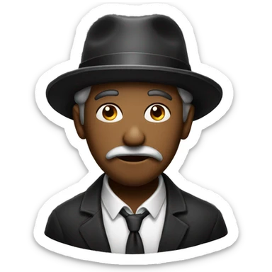 homeless with a bowler hat
 sticker