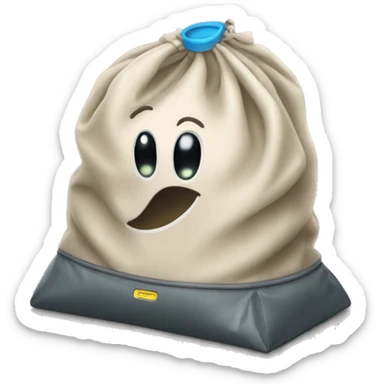 dust bag vacuum cleaner sticker