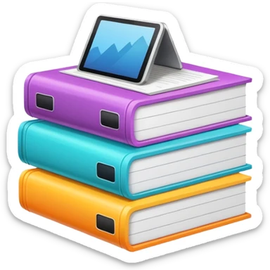 mac os mixed documents skeuomorphic sticker