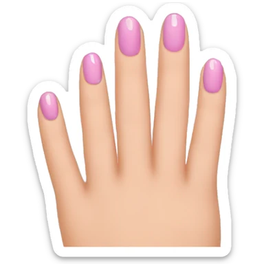 cute finger nails sticker