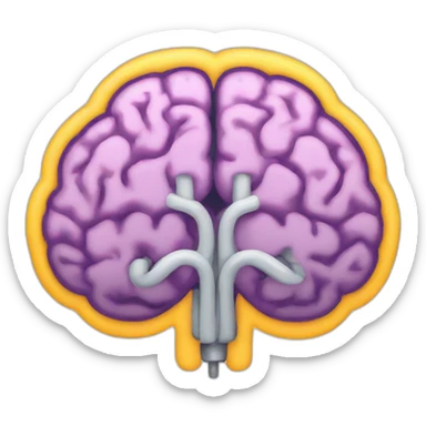 brain circuit sticker