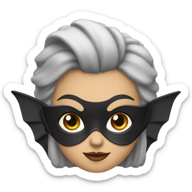 Femme chauve sticker