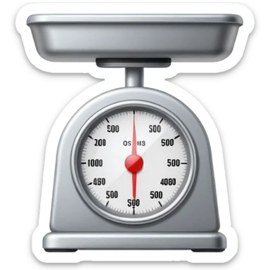 Market Scale Weight sticker