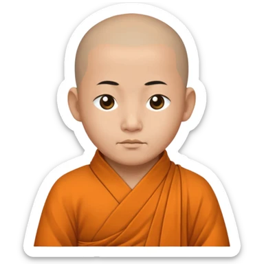 a monk sticker