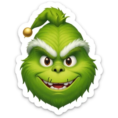 Grinch grand poaa sticker