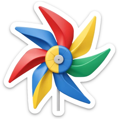 Pinwheel sticker