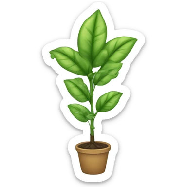 Esqueje de planta en agua sticker
