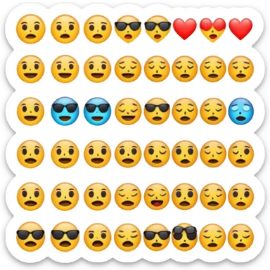 Inappropriate emojis sticker