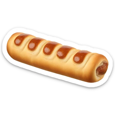 Sausage roll in the sky sticker