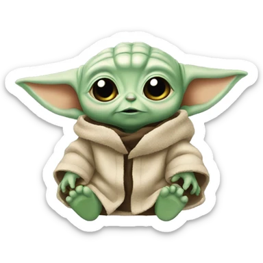baby yoda sticker