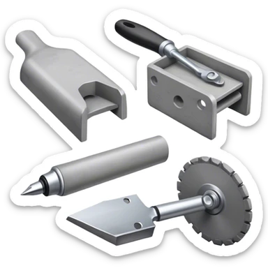 Cement finishing tools sticker