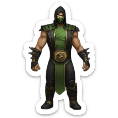 Mortal kombat sticker