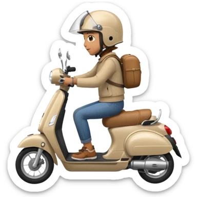 Ride on scooter sticker