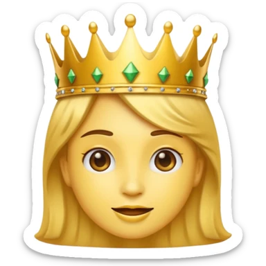 😁 bu emoji kral taçı taksın sticker