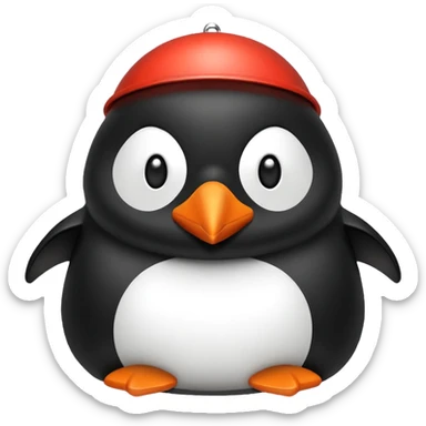 Bomb penguins sticker