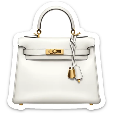  white kelly hermes bag sticker