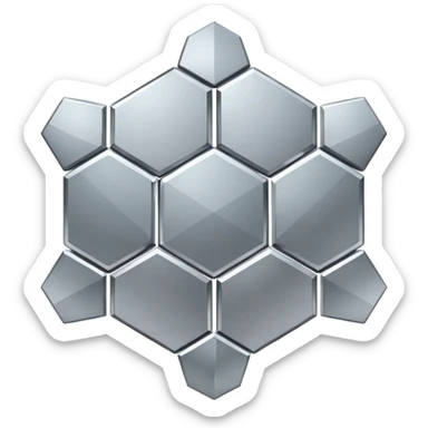 Hexagon sticker