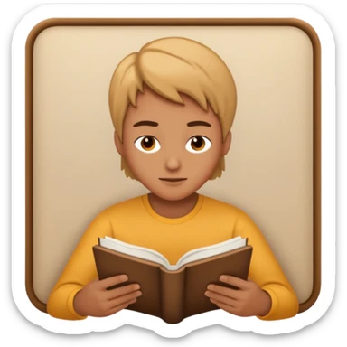 Reading sticker