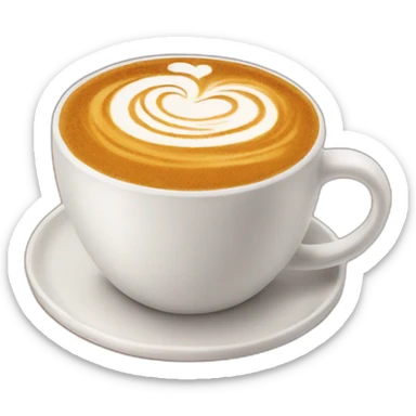 Pumpkin latte sticker