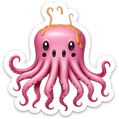 tentacled spam meat spaghetti creature  sticker