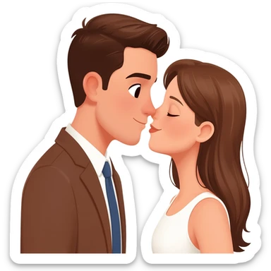 Kiss sticker