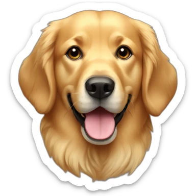 Golden-retriver sticker