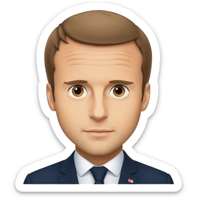 Macron sticker