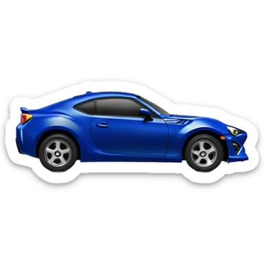 Hot wheel, hot rod, Toyota 86, dark blue  sticker