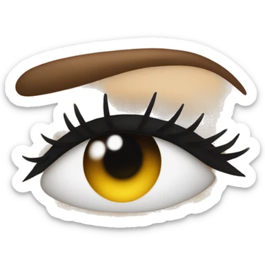 eye lashes sticker
