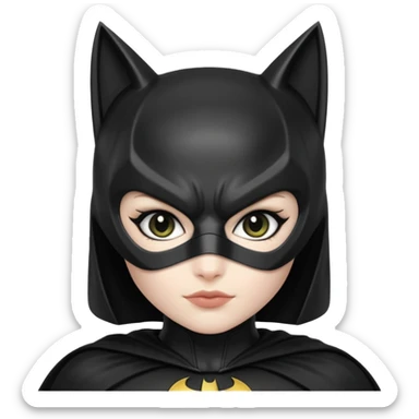 Catwoman and Batman sticker