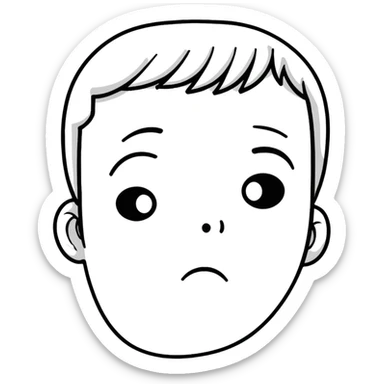 frustrated person under pressure sticker