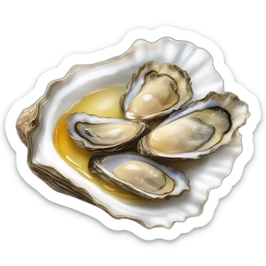 Oysters sticker