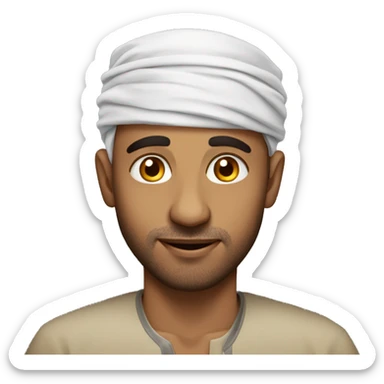 29 year old morrocan man sticker