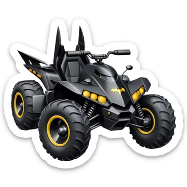 batmobile atv raptor 700 sticker
