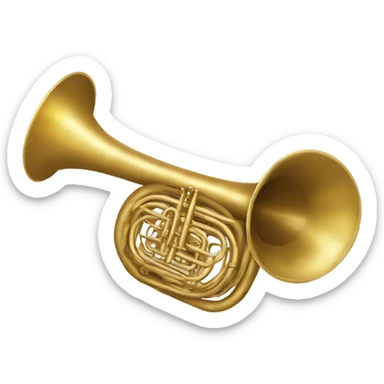 Tuba player sticker
