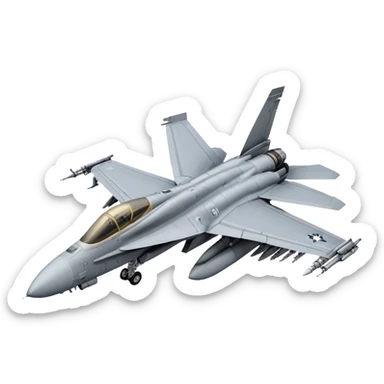 F/A-18 Hornet - McDonnell Douglas (Grey) sticker