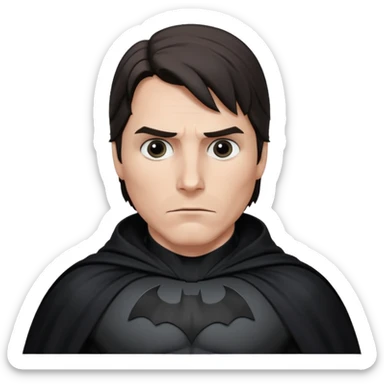 christian bale batman sticker