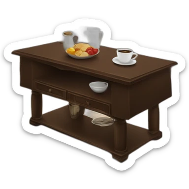 Turkish coffee table sticker
