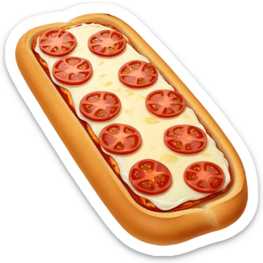 baguette pizza sticker
