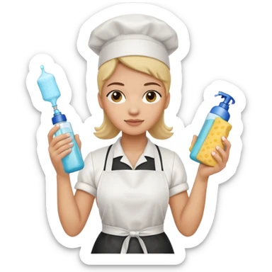 Mum chores accessories sticker