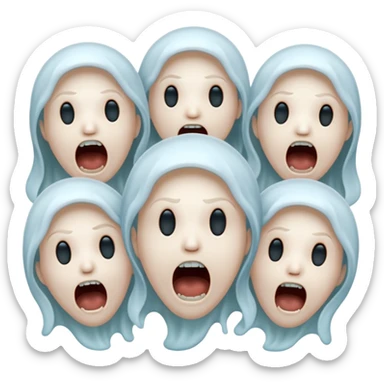 screaming souls of the ancestory sticker