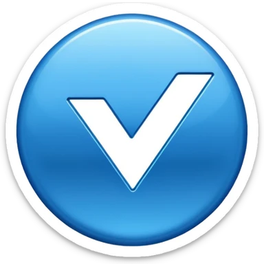 Instagram blue tick emoji sticker