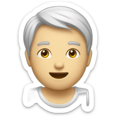 Chat sur toilette sticker